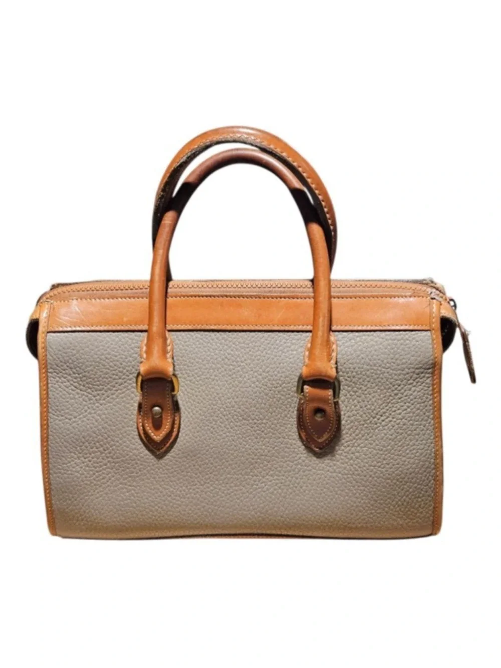 Vintage Dooney & Bourke Satchel One Size Brown & Beige